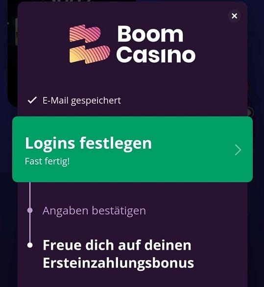 boom casino registrierung und einzahlung