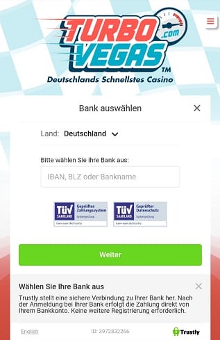 turbo vegas einzahlung mit trustly