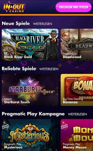 in&out Casino spiele
