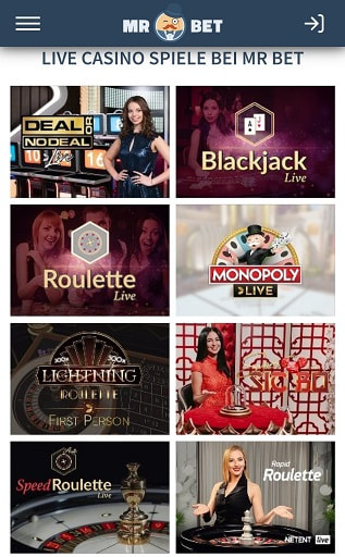 mr bet live casino