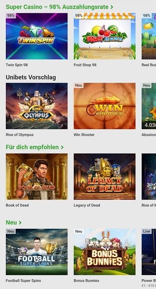 unibet spiele