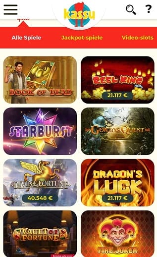 kassu casino spiele
