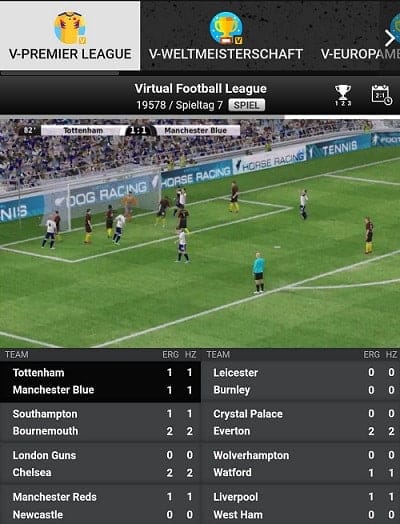 betinia virtual sport
