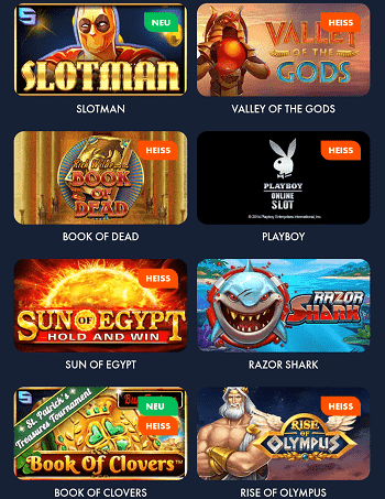 Slotman Casino Spiele