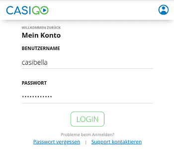 casigo login