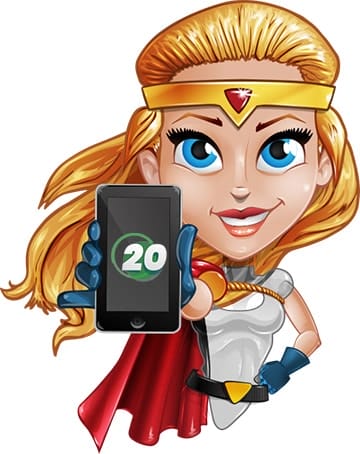 20bet webseite und mobile app