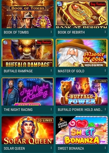 22Bet Casino Spiele