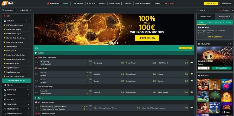 1bet webseite