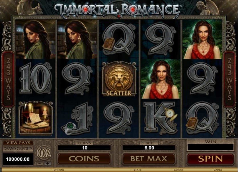 immortal romance slot