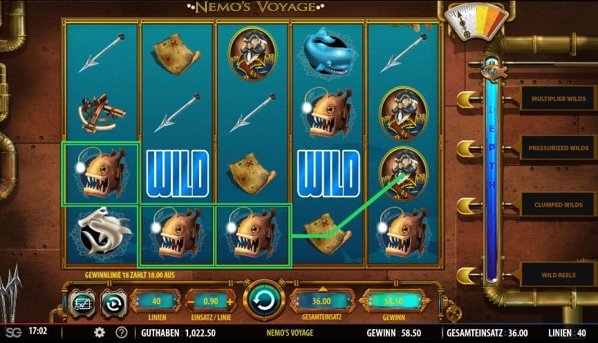 nemos voyage slot