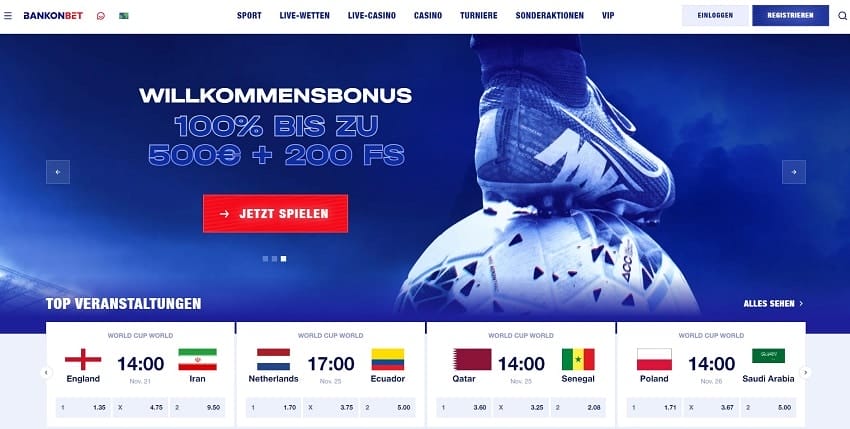 bankonbet webseite