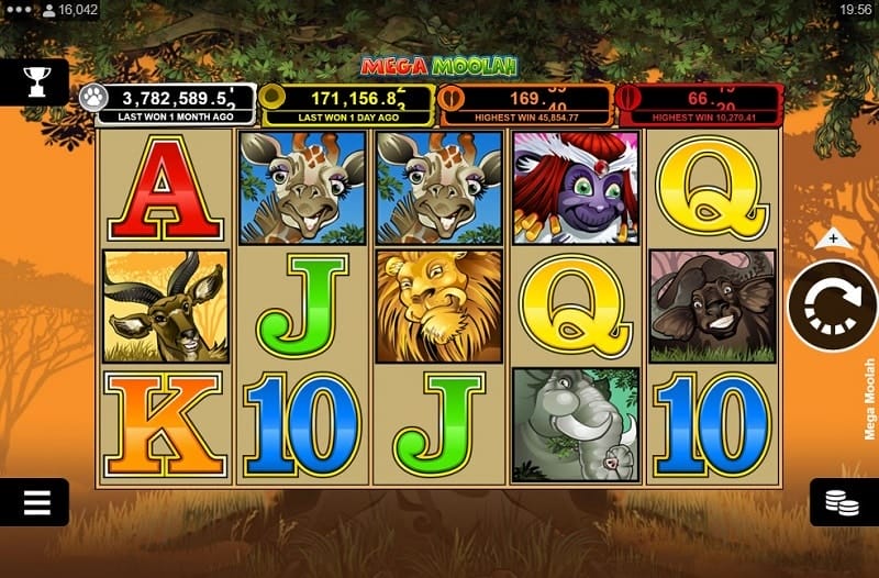 mega moolah slot
