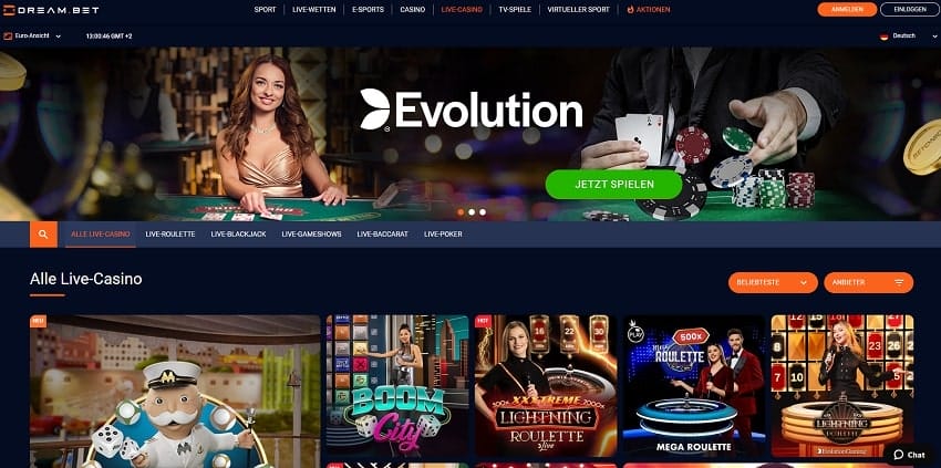 Dream.bet Live Casino