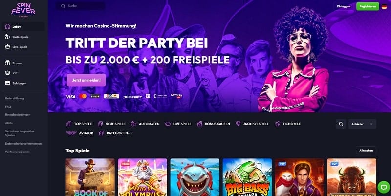 spinfever webseite