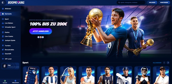 Seriöses Boomerang Bet Casino