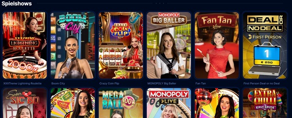 Casino ohne Lizenz Gameshows