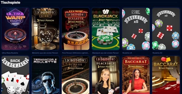 Bestes Online Casino ohne deutsche Lizenz Tischspiele