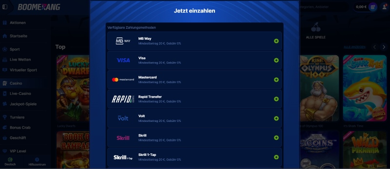 einzahlung im online casino mit blackjack spielen