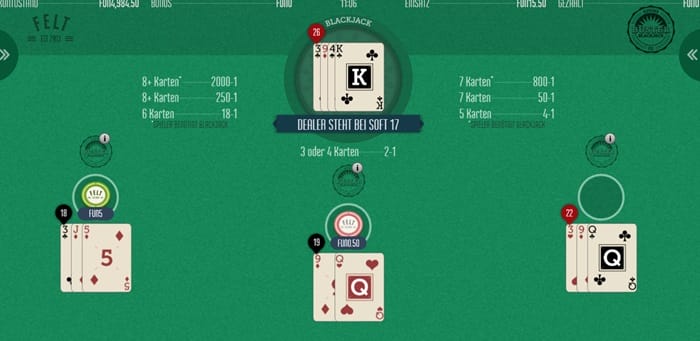 buster blackjack dealer im online casino