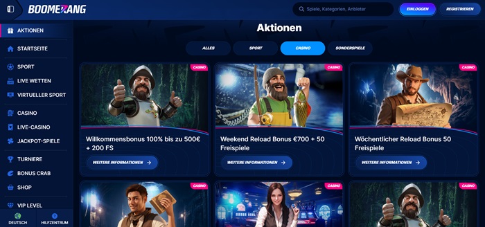 bonusaktionen in ausländischen schweizer casinos