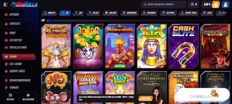 Spiele im Online Casino ohne LUGAS Limit
