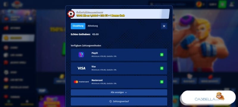 Online Casino mit Paysafecard Code einlösen