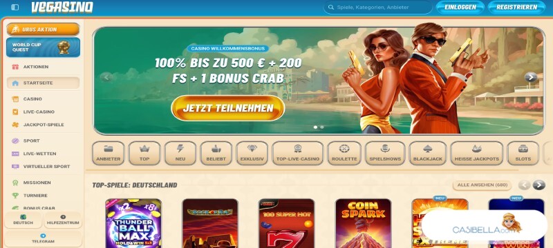 Vegasino Screenshot